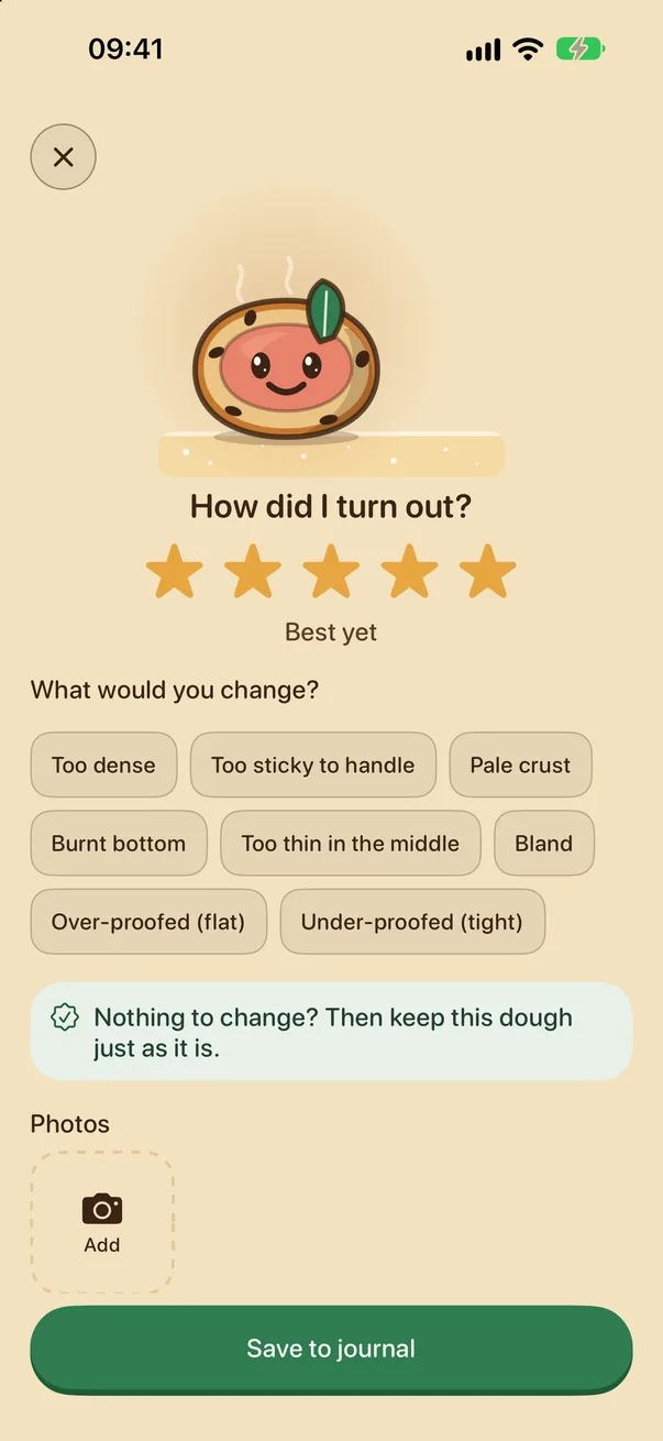 How did I turn out? Five stars, best yet, and chips for what you would change next time